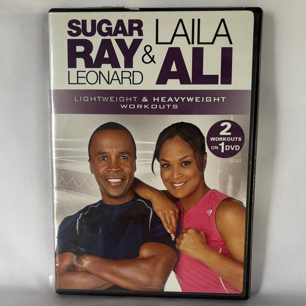 PRE-OWNED SUGAR RAY LEONARD & LAILA ALI WORKOUT DVD-TESTED-
